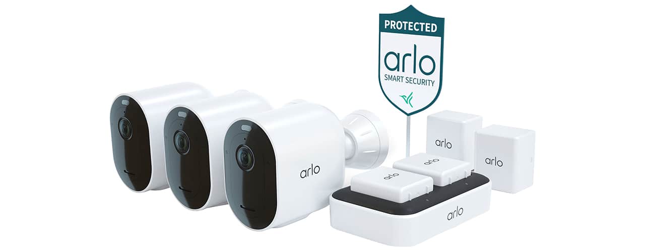 Arlo - Pro 4 Spotlight Camera Security Bundle