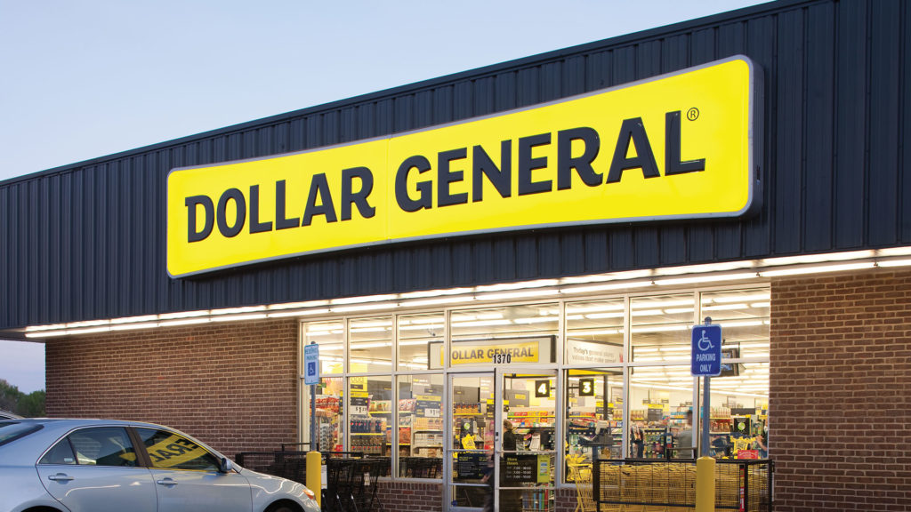 Dollar General exterior storefront