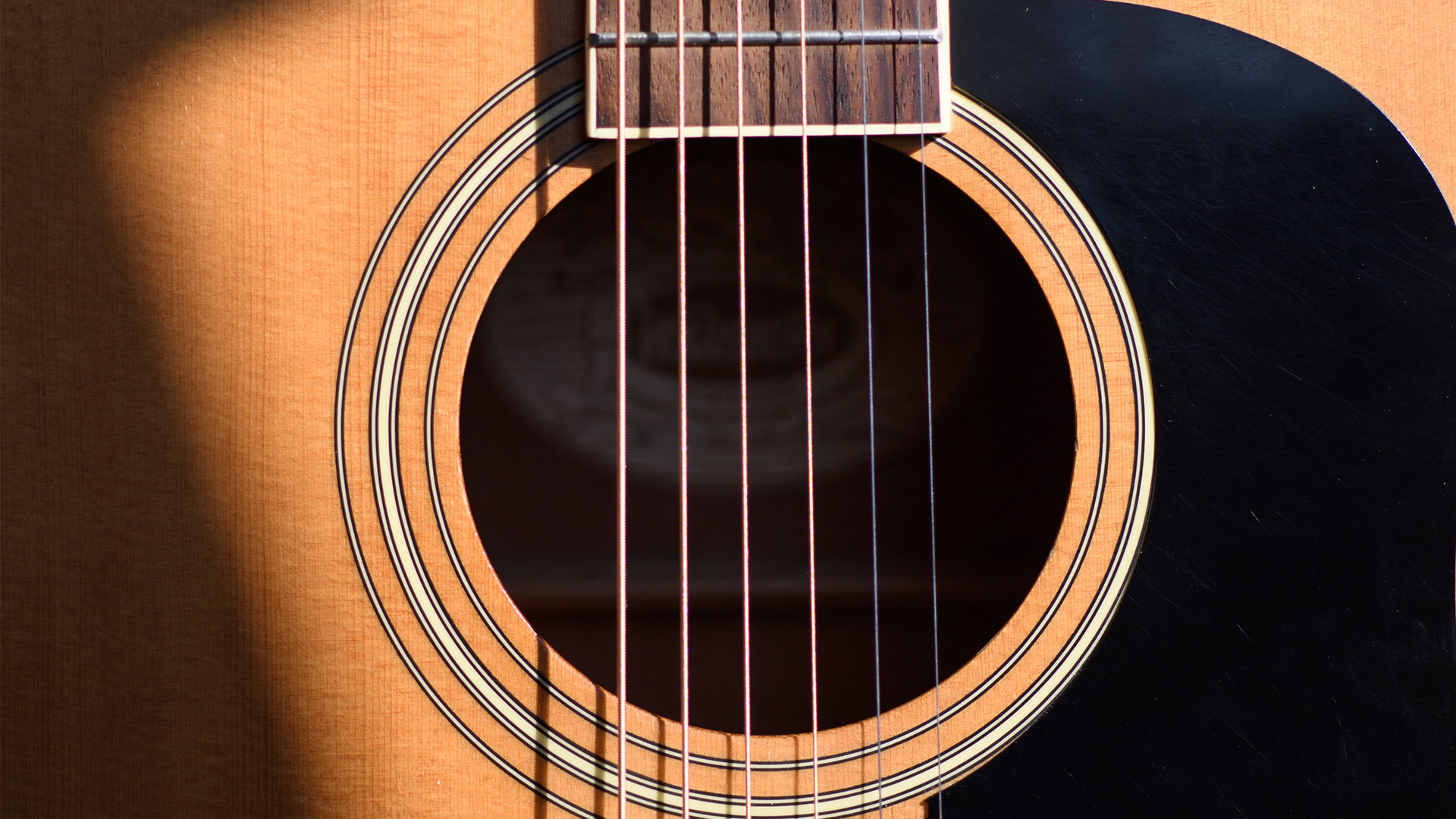 guitar close up