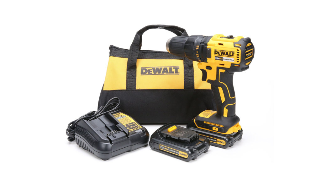 DEWALT  20-volt Max 1/2-in Brushless Cordless Drill (2 Li-ion Batteries Included and Charger Included)